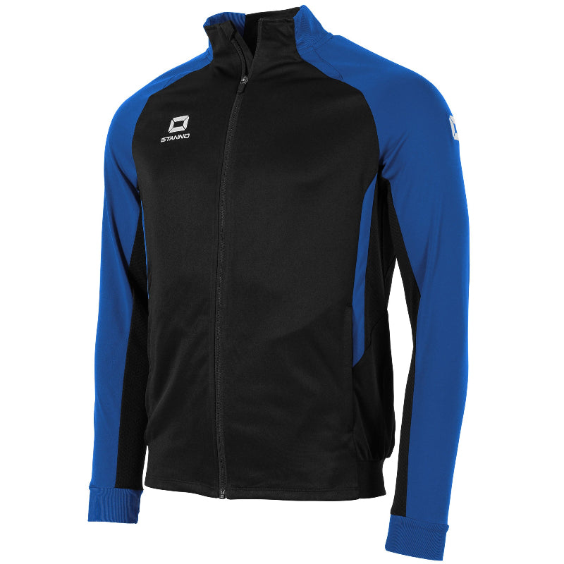 Stanno black blue full zip top