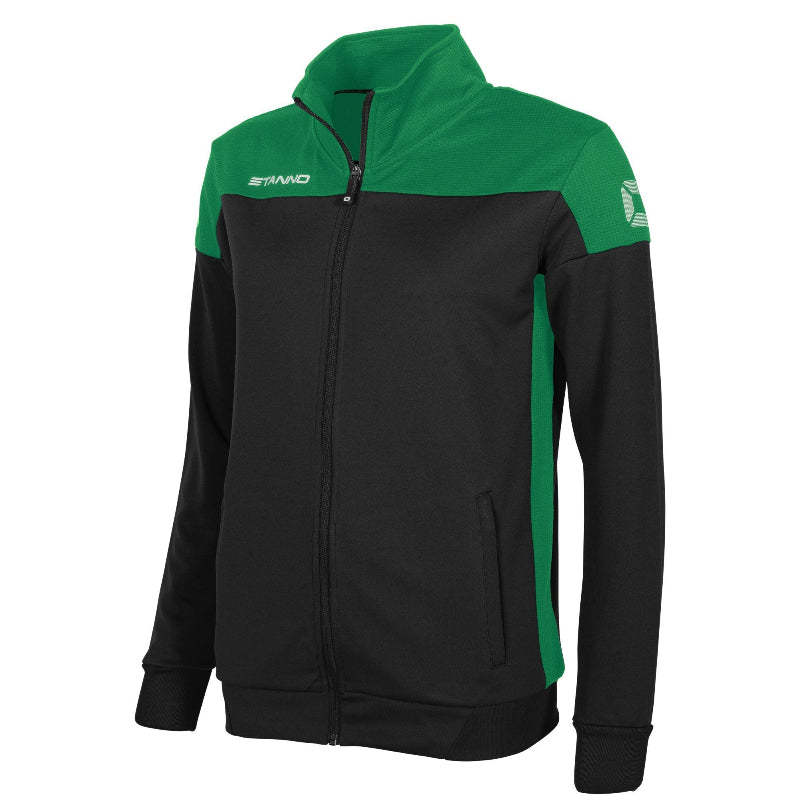 Stanno ladies black green tracksuit top
