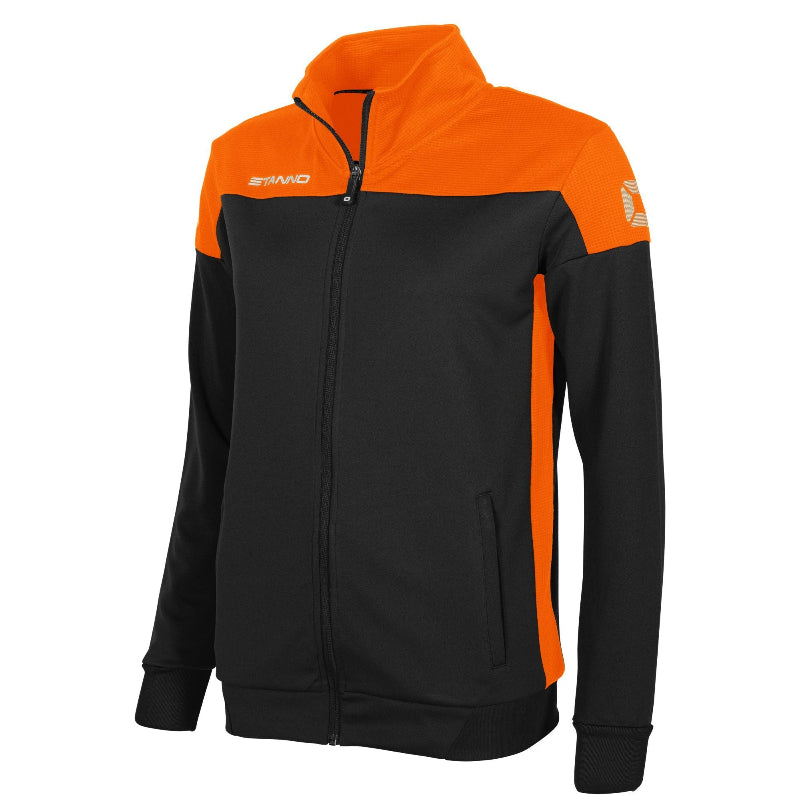 Stanno ladies black orange tracksuit top