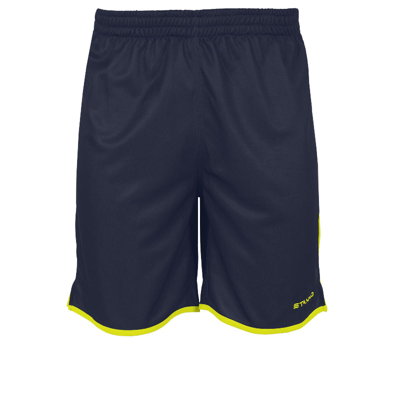 Navy Yellow Stanno Football Shorts