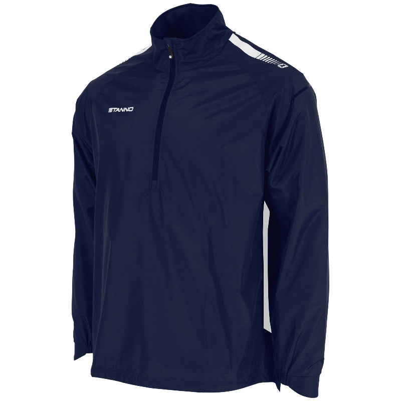 Navy Stanno First 1/2 Zip Windbreaker