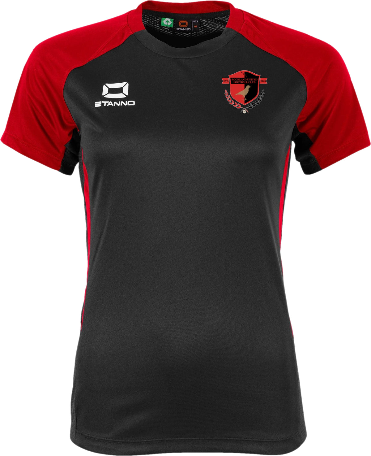Rockland United Stanno Stadio T-Shirt Ladies Black/Red