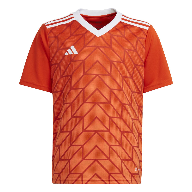 Orange Adidas football kit