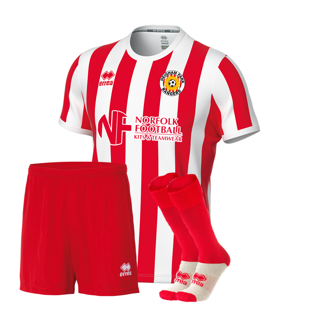 Heigham Park Rangers FC Home Kit in Adult