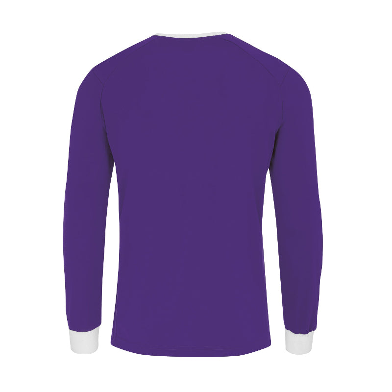 Junior Purple Long Sleeve Football Shirt